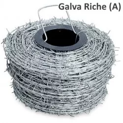 Ronce / Barbelé douce IOWA Galvanisation riche - Rouleau de 200m