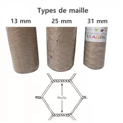 Grillage Triple Torsion 150 cm AGRILLAGE -  Longueur 50m