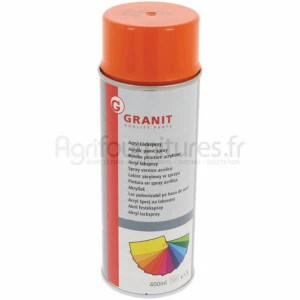 Peinture Atlas orange, aérosol 400 ml
