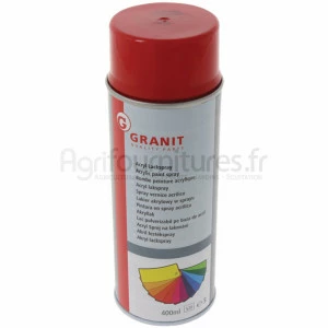 Peinture Kverneland rouge, aérosol 400 ml