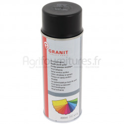 Peinture aérosol pour tracteurs Case IH noir mat, aérosol 400 ml