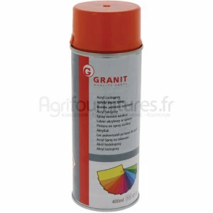 Peinture pour tracteurs Fiat orange, aérosol 400 ml