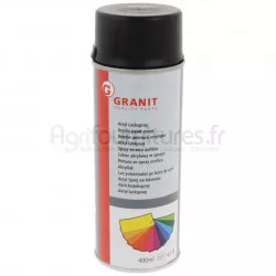 Peinture pour tracteurs John Deere noir mat, aérosol 400 ml