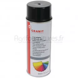 Peinture RAL 9017 noir signalisation brillant, aérosol 400 ml