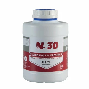 Colle "N30" PVC pression, avec pinceau et bouchon de sécurité
