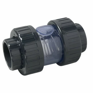 Clapet à ressort inox transparent, PN 16