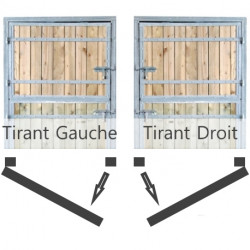 Porte 1,20 m de box modèle PRO La Gée Cheval