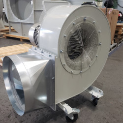 Ventilateur mobile d'extraction SILAIR - Puissance 4 kW - Triphasé 230/400 V