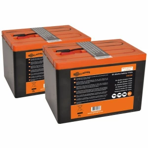 Paquet duo piles 9 V / 175 Ah