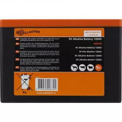 Pile Powerpack 9 Volt 120 Ah Gallagher