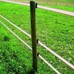 Ruban conducteur blanc Turboline diam. 40 mm, long. 200 m Gallagher