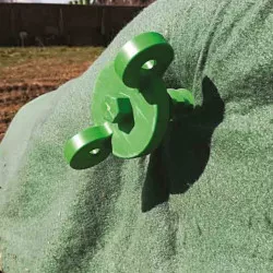 Vis plastique Edifloor PP verte pour couverture de protection - à l'unité