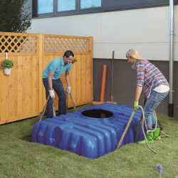 Kit récupérateur d'eau Jardin Confort Flat 1500 L