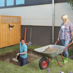 Kit récupérateur d'eau Jardin Confort Flat 1500 L