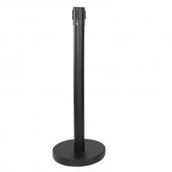 Poteau récepteur Viso noir - Sans Sangle