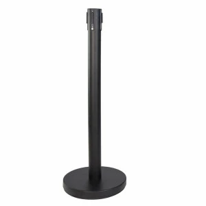 Poteau récepteur Viso noir - Sans Sangle