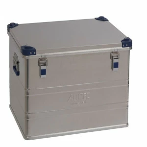 Caisse aluminium Viso avec coins en PP capacité 157L - Superposable