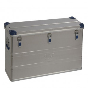 Caisse aluminium Viso avec coins en PP capacité 163L - Superposable