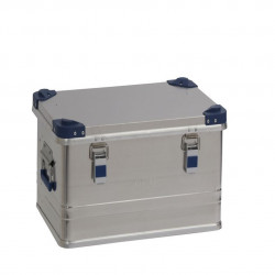 Caisse aluminium Viso avec coins en PP capacité 48L - Superposable