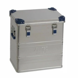 Caisse aluminium Viso avec coins en PP capacité 73L - Superposable