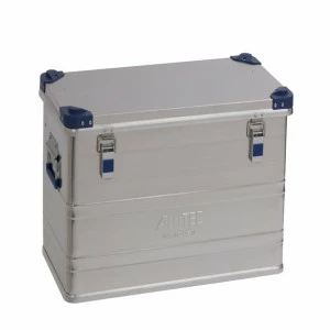 Caisse aluminium Viso avec coins en PP capacité 92L - Superposable