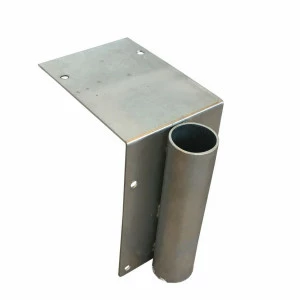 Fixation Viso 1 pied pour barrières série BAS600 - acier
