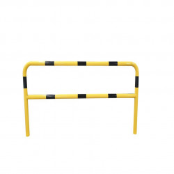 Barrière de sécurité Viso à sceller - tube Ø 60mm - noire-jaune L2000 x H1200 mm