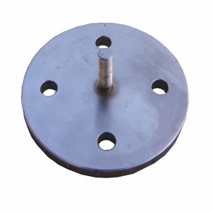 Base à fixer Viso sur le sol pour poteaux série BSF100-150 - Inox