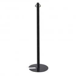 Poteau budget Viso acier noir