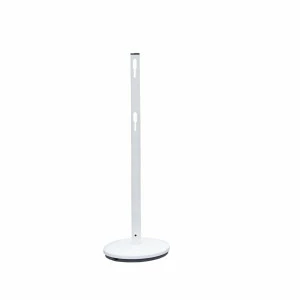 Poteau métal Viso base fixe Ø 330 mm - blanc