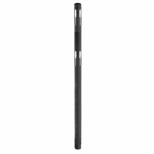 Poteau métal Viso à sceller - noir - H 1m - Ø 50