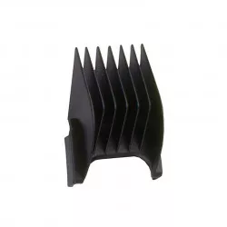 Contre-peigne à glisser plastique noir Moser 25,0 mm