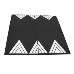 Ralentisseur Dos d'âne Coussin berlinois Viso Noire - Conforme CEREMA - 2m x 1,8m