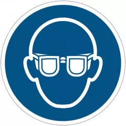 Panneau PVC Viso : LUNETTES DE PROTECTION OBLIGATOIRES - lot de 5