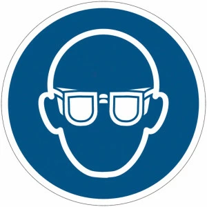 Panneau PVC Viso : LUNETTES DE PROTECTION OBLIGATOIRES - lot de 5