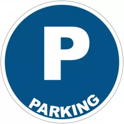 Panneau PVC Viso : PARKING - lot de 5
