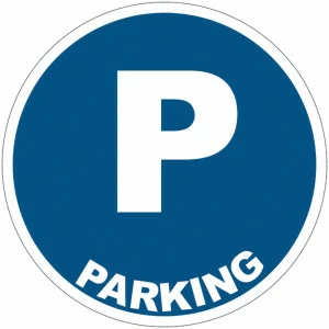 Panneau PVC Viso : PARKING - lot de 5