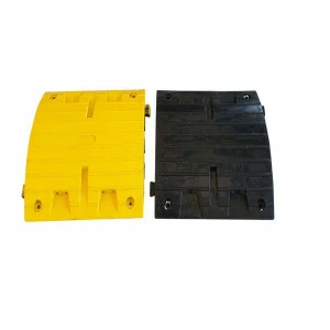 Ralentisseurs modulables Viso - 1 noir-1 jaune pour ralentisseurs poids lourds - Lot de 2