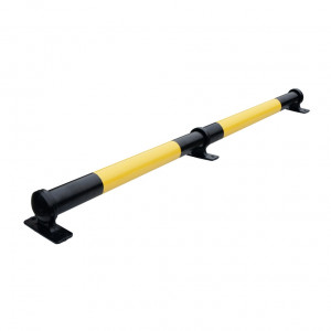 Butée parking Viso acier noir-jaune - 2030 x Ø 75 mm