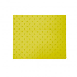 Dalle Viso podotactile clous caoutchouc - jaune