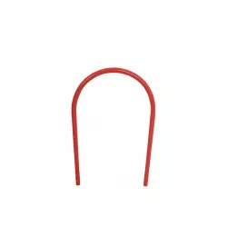 Epingle borne incendie Viso à sceller, acier - rouge - tube Ø 40 mm