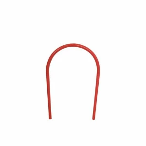 Epingle borne incendie Viso à sceller, acier - rouge - tube Ø 40 mm
