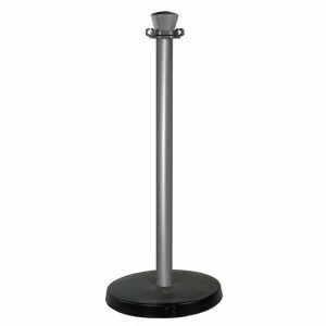 Poteau ABS Viso Ø 50 mm - gris - base lestée