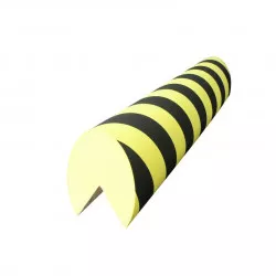 Protection d'angle Viso ouverture 75 mm mousse - noir-jaune