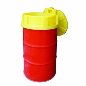 Entonnoir PE Cemo avec couvercle pour fût 200 L