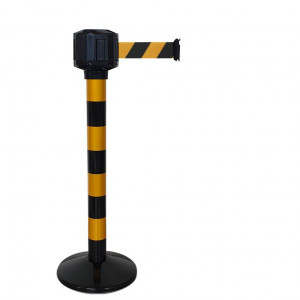 Poteau Viso RX1050 noir-jaune - boitier étanche - sangle noire -jaune - 10 m x 50 mm