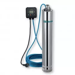 Pompe E-MPSM 505  Mono Calpeda, 5" immergée inox pour puits, avec boîtier