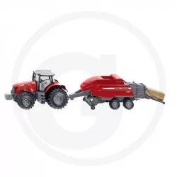 Massey Ferguson avec presse à balles MF Siku