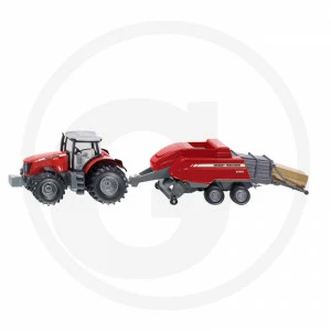 Massey Ferguson avec presse à balles MF Siku