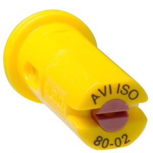 Buse AVI 80° Albuz à fente anti-dérive - Jaune